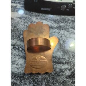 Vintage Michael Bonne Country Living Copper Cookie Cutter Hand